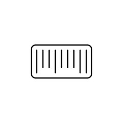 Poster - bar code icon. Element of commerce icon for mobile concept and web apps. Thin line bar code icon can be used for web and mobile