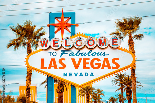Fotografía Welcome to Fabulous Las Vegas sign, Las Vegas Strip, Nevada, USA