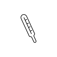 Aufkleber - thermometer icon. Element of medicine icon for mobile concept and web apps. Thin line thermometer icon can be used for web and mobile