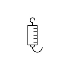 Poster - drip icon. Element of medicine icon for mobile concept and web apps. Thin line drip icon can be used for web and mobile