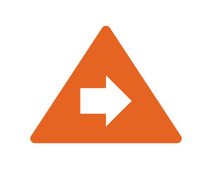 Canvas Print - right direction sign icon sign symbol logo vector image direction arrow