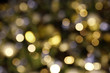 Blurred background golden, white and blue colors for New Year and Christmas theme with copy space.