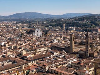 Canvas Print - The Basilica di Santa Croce - Florence, Italy