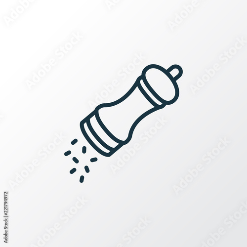 Fotografía Pepper grinder icon line symbol