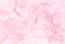 Pink Marble Texture Background With High Resolution For Interior Decoration. Tile Stone Floor In Natural Pattern.
