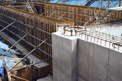 Fotografía Formwork construction; molding for concrete