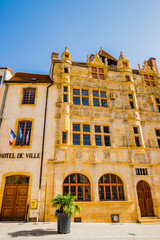 Poster - Dans les rues de Paray-le-Monial en Saône et Loire