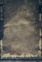 Old Grunge Stone Wall Texture And Pattern Background For Halloween Design And Text