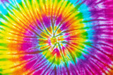 Fototapeta Tęcza - colorful tie dye pattern abstract background.