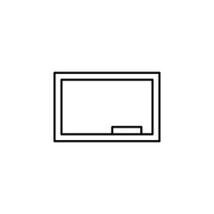 Poster - board icon. Element of education for mobile concept and web apps icon. Thin line icon for website design and development, app development. Premium icon