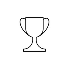 Poster - cup icon. Element of education for mobile concept and web apps icon. Thin line icon for website design and development, app development. Premium icon