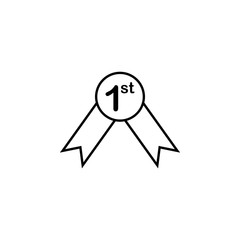 Poster - honors honors medal icon. Element of education for mobile concept and web apps icon. Thin line icon for website design and development, app development. Premium icon