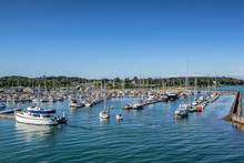 Cowes Marina On The Isle Of Wight In England