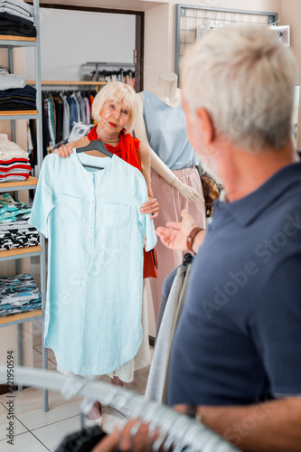 gown for elderly woman