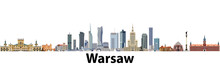 Warsaw Vector City Skyline