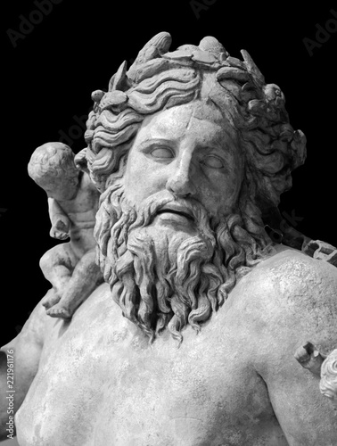 Fotomural Head and shoulders detail of the ancient sculpture