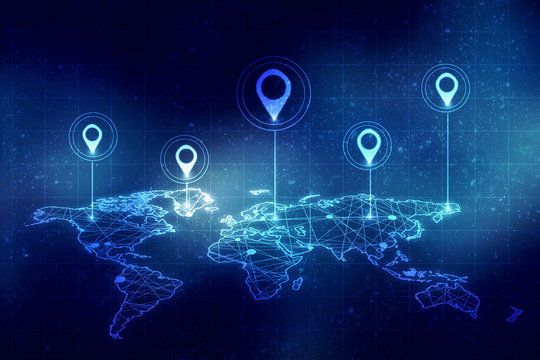 2d  rendering travel and navigation planning, concept