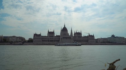 Wall Mural - Hungarian Parliament on Danube