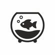 Fish, aquarium vector icon