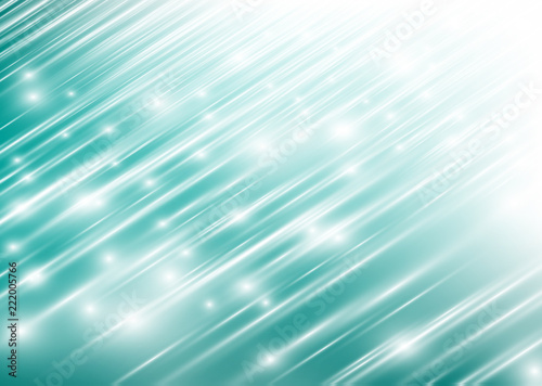 Shiny Light Blue Abstract Background Meteor Shower Concept Design