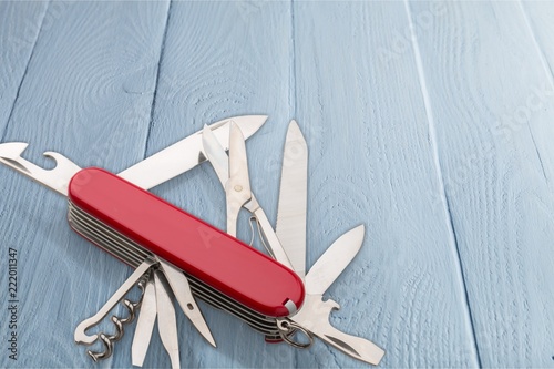 Fotografie, Obraz Multipurpose Knife object on backgrouund