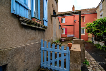 Trentemoult village in France colorful houses