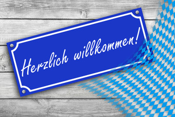 Poster - Bayern  -  Herzlich willkommen!