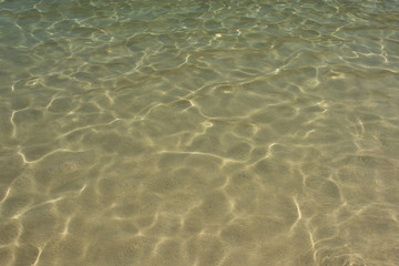 Wall Mural - Clean water ripple background. Lake Kournas, Greece