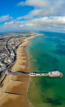 Aerial View Of Eastbourne In Summer, UK