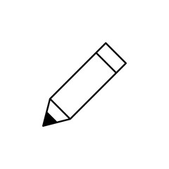 Poster - pencil icon. Element of education for mobile concept and web apps icon. Thin line icon for website design and development, app development. Premium icon