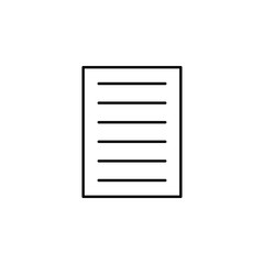 Poster - paper icon. Element of education for mobile concept and web apps icon. Thin line icon for website design and development, app development. Premium icon