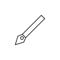 Poster - pen icon. Element of finance for mobile concept and web apps icon. Thin line icon for website design and development, app development. Premium icon