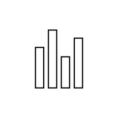 Poster - statistics icon. Element of finance for mobile concept and web apps icon. Thin line icon for website design and development, app development. Premium icon