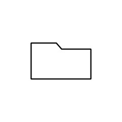 Poster - folder icon. Element of finance for mobile concept and web apps icon. Thin line icon for website design and development, app development. Premium icon