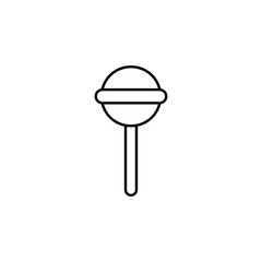 Poster - lollipop icon. Element of Halloween for mobile concept and web apps icon. Thin line icon for website design and development, app development. Premium icon