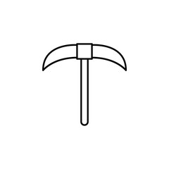 Poster - pick icon. Element of Halloween for mobile concept and web apps icon. Thin line icon for website design and development, app development. Premium icon