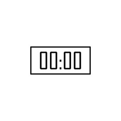 Poster - scoreboard icon. Element of hockey icon for mobile concept and web apps. Thin line scoreboard icon can be used for web and mobile