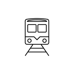 Poster - Train icon. Element of global logistics icon for mobile concept and web apps. Thin line Train icon can be used for web and mobile