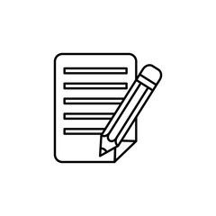 Poster - Contract icon. Element of global logistics icon for mobile concept and web apps. Thin line Contract icon can be used for web and mobile