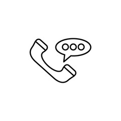 Poster - Phone icon. Element of global logistics icon for mobile concept and web apps. Thin line Phone icon can be used for web and mobile