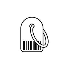 Poster - Price tag icon. Element of global logistics icon for mobile concept and web apps. Thin line Price tag icon can be used for web and mobile
