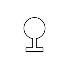 Aufkleber - Nature sign icon. Element of image sign for mobile concept and web apps illustration. Thin line icon for website design and development, app development. Premium icon
