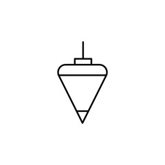 Poster - level. Element of construction icon for mobile concept and web apps. Thin line level can be used for web and mobile