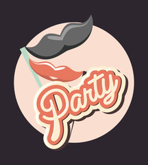 Sticker - party concept design