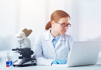 Wall Mural - scientist.