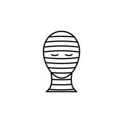 Aufkleber - bandaged icon. Element of plastic surgery icon for mobile concept and web apps. Thin line bandaged icon can be used for web and mobile