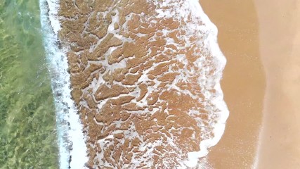 Wall Mural - Viewing Beach side and Wave from Sky, Fukuoka, Japan4