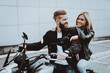 © VadimGuzhva - Man And Women Are Going For Ride. Bikers Concept.