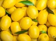 Leinwandbild Motiv Fresh yellow lemon