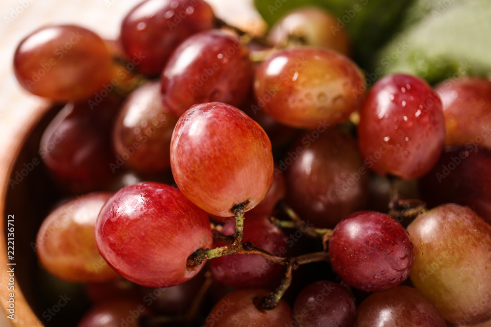 Fresh ripe grapes, closeup